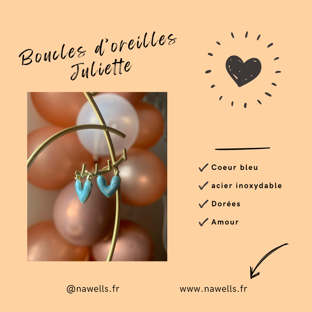Boucles d'oreilles JULIETTE