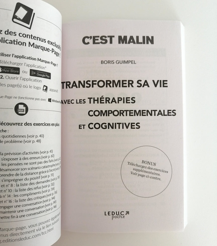 Transformer sa vie avec les TCC de Boris Guimpel
