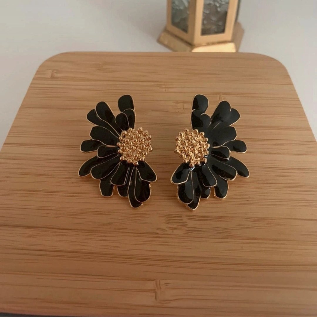 Boucles d'oreilles NUIT FLEURIE