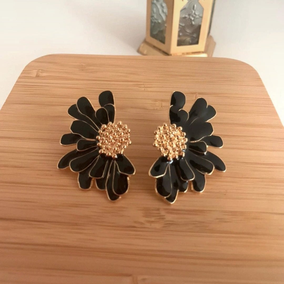 Boucles d'oreilles NUIT FLEURIE