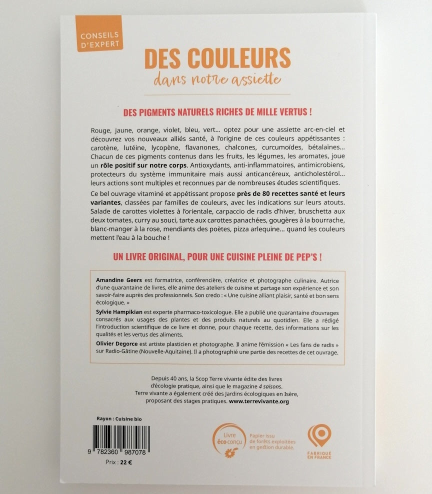 Des couleurs dans notre assiette de Amandine GEERS et Sylvie HAMPIKIAN