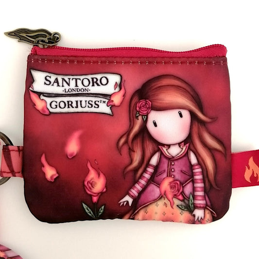 Porte-monnaie rouge Santoro London Gorjuss - Fire In My Heart