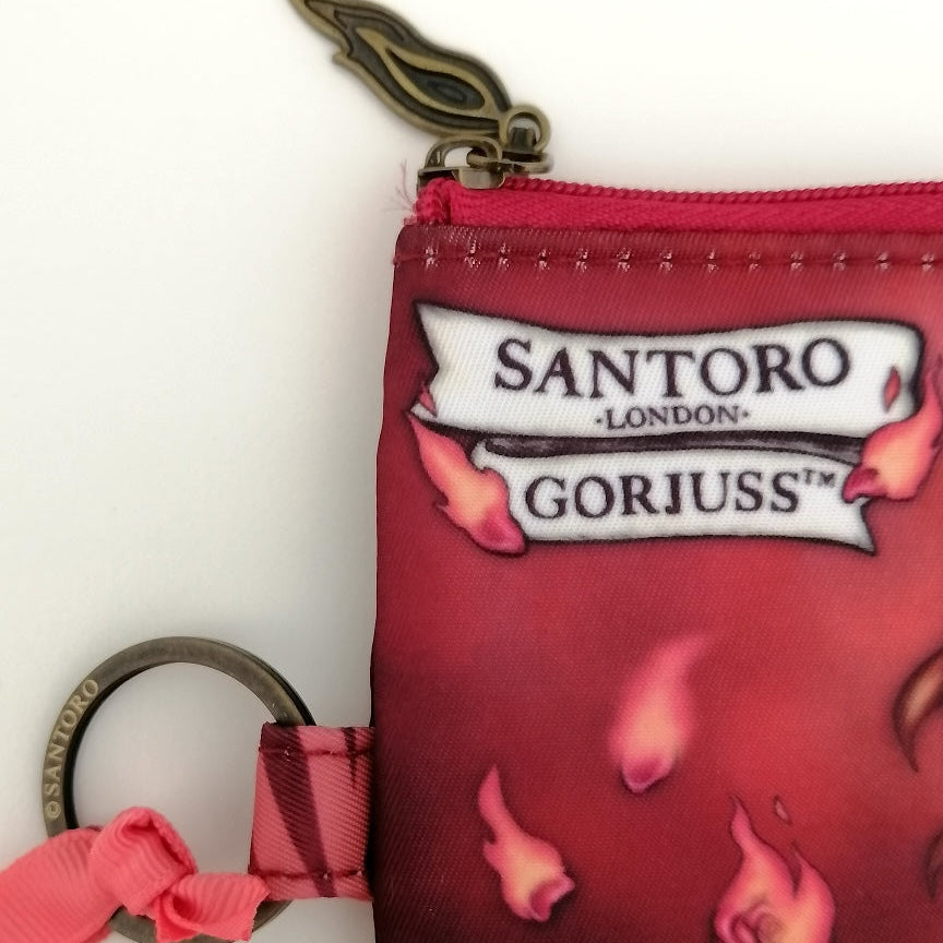 Porte-monnaie rouge Santoro London Gorjuss - Fire In My Heart