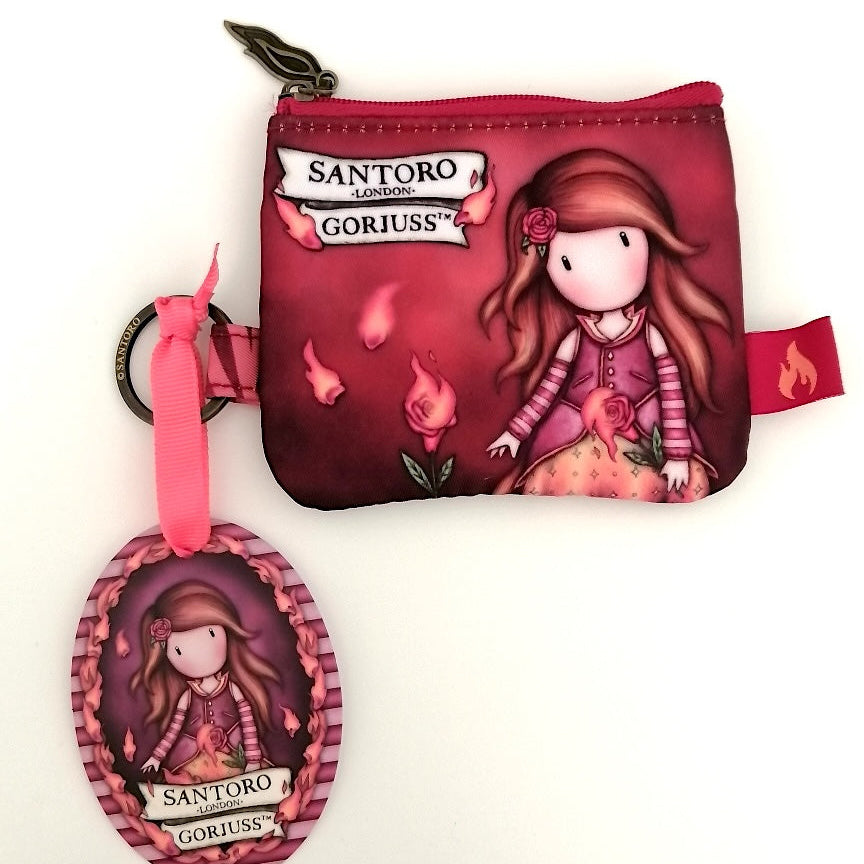 Porte-monnaie rouge Santoro London Gorjuss - Fire In My Heart
